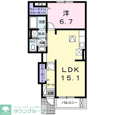 クレメントヴィラ Aの物件間取画像